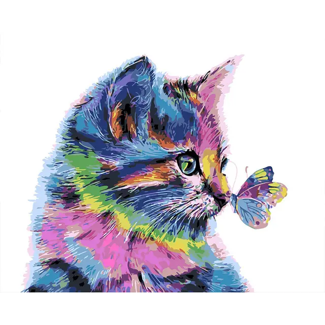 Digital Oil Painting DIY Coloring Cross border Digital Painting Foreign Trade Adult Landscape Custom Digital Oil Painting 6Style - Shop at LoveMi