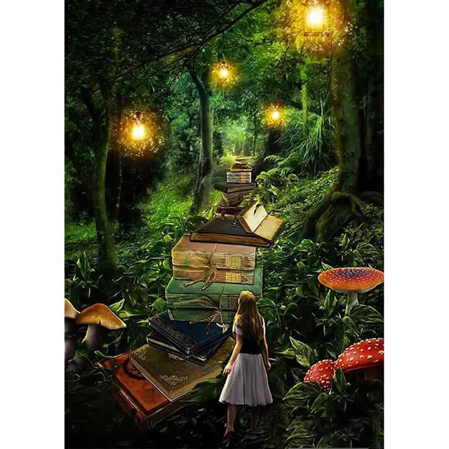 Forest Diamond Painting Kit Round Shape - Shop at LoveMi