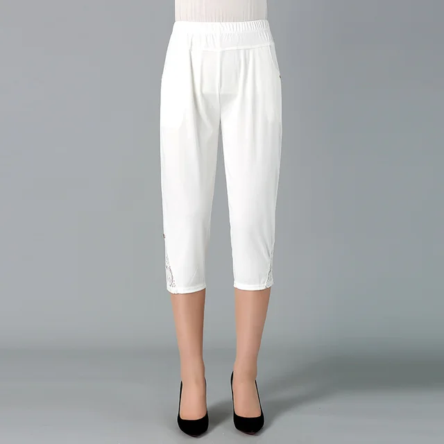 Shorts High Waist Thin Stretch Thin Section White - Shop at LoveMi