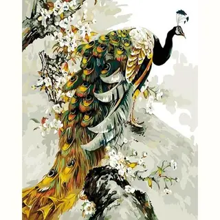 Artsy Peacock DIY Digital Painting Kit - Peacock