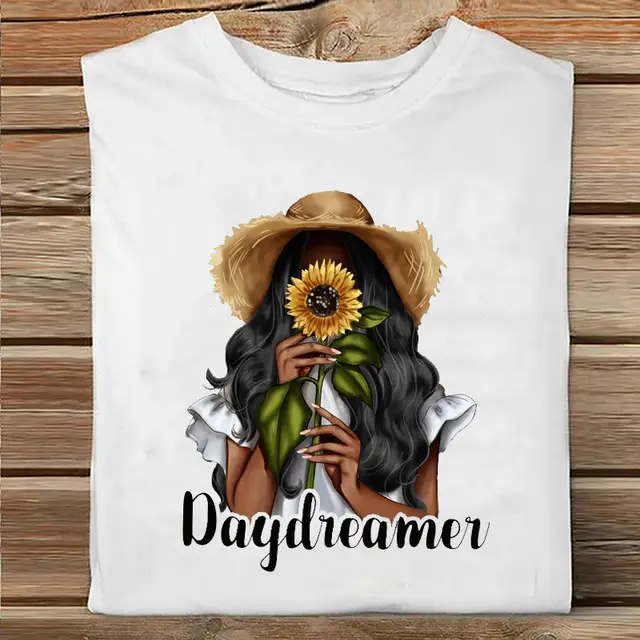 Ladies Summer Fashion Casual Cute Cartoon Print Short Sleeve 8.Style - Shop at LoveMi