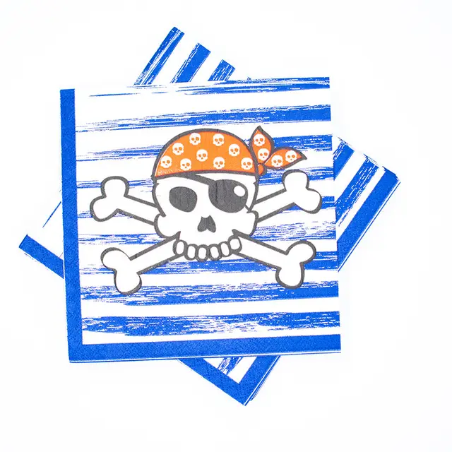Disposable Pirate Party Decorations Disposable Paper Plates, Tablecloths, Paper Bags, Cake Inserts - Shop at LoveMi