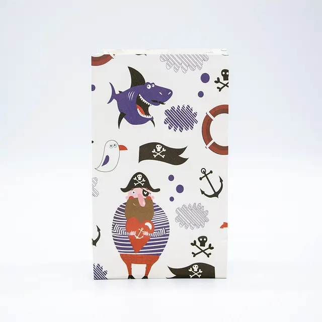 Disposable Pirate Party Decorations Disposable Paper Plates, Tablecloths, Paper Bags, Cake Inserts K - Shop at LoveMi