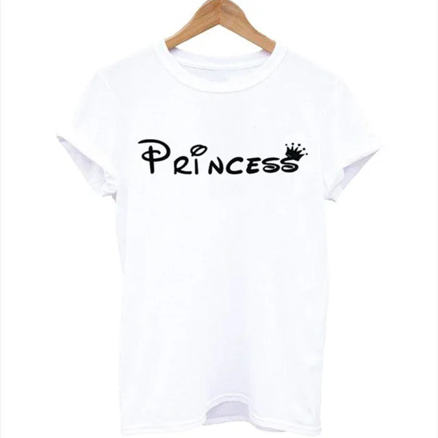 English Floral Print Fashion Ladies T shirt White - Shop at LoveMi