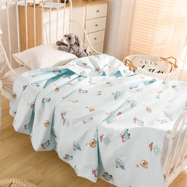 Cotton Double layer Yarn Antibacterial Air conditioning Quilt - Shop at LoveMi