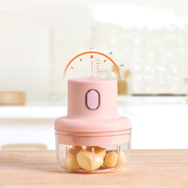 Electric Food Chopper Handheld Garlic Chopper Wireless 250ml - Shop at LoveMi
