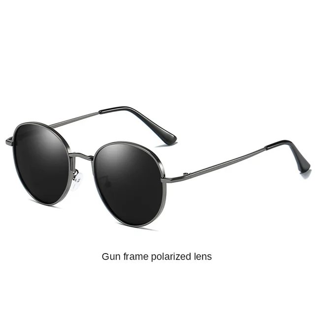 Classic Anti glare Polarized Driving Sunglasses Gun Black - Shop at LoveMi