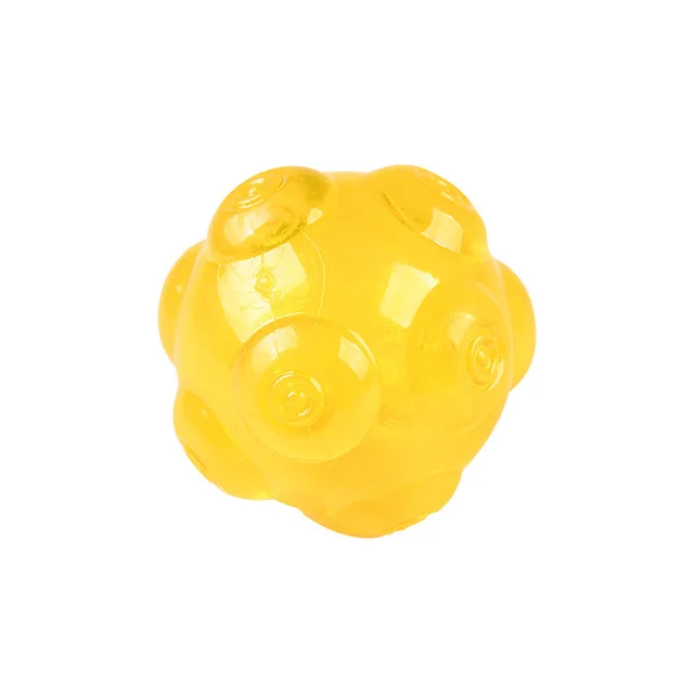 Golden Retriever Molar Bite Resistance Elastic Toy Ball Yellow - Shop at LoveMi