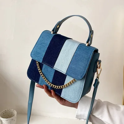 Trendy Fashion Hot Style Cross body Small Square Bag Blue - Shop at LoveMi