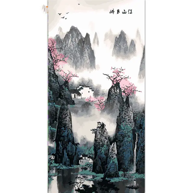 Digital Oil Painting Wall Art Decoration Painting 24Colors - Shop at LoveMi