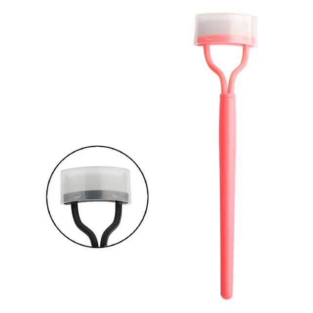 Portable Stainless Steel Eyelash Comb, Curved Design Eyelash Comb Red - Shop at LoveMi