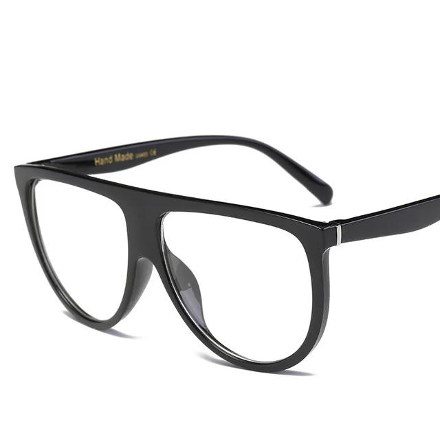 Trend Round Face One piece All match Street Photography Sunglasses Transparent - Shop at LoveMi
