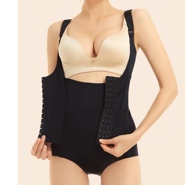 Postpartum Breasted Belly Shaping Corset Women's Shaping One piece Shaping Waist Black - Shop at LoveMi