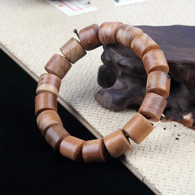 Personalized Fashion Environmentally Friendly Log Bead Brown - Shop at LoveMi