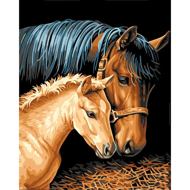 DIY Diamond Painting Animal Horse Embroidery CrossStitch - Shop at LoveMi