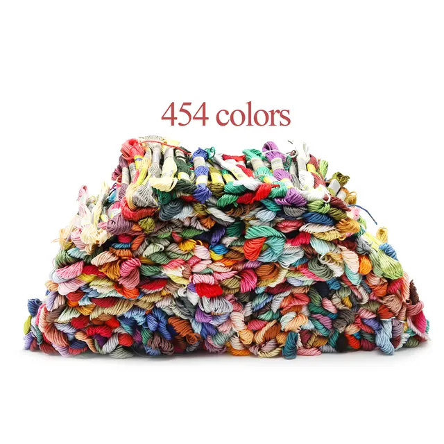 454 Color Set Of Single Cross Stitch Thread 454Pcs - Shop at LoveMi