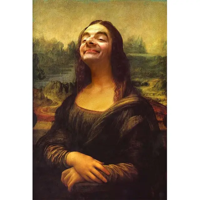 Funny Portrait Of Mr. Mona Lisa E - Shop at LoveMi