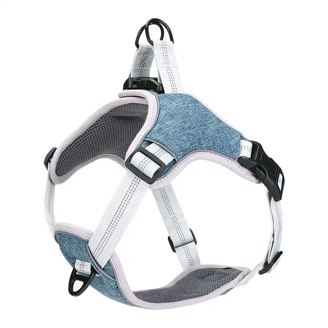 Adjustable Reflective Chest And Back For Pets Going Out Blue - Shop at LoveMi