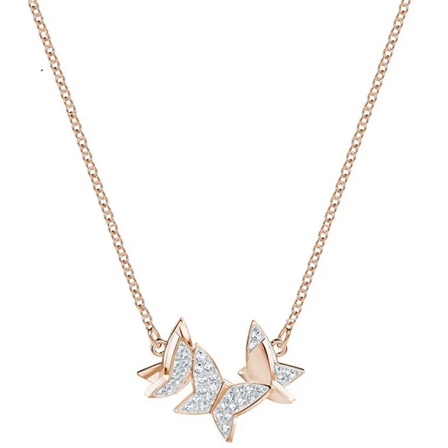 Butterfly Pendant Tassel Necklace Ring Earring - Shop at LoveMi