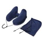 Navy Blue H Pillow With Cap