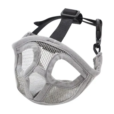 Hoopet Pet Small Dog French Bulldog Muzzle Dog Mouse Basket Breathable Muzzle For Dogs Leash Harness Supplies - Shop at LoveMi