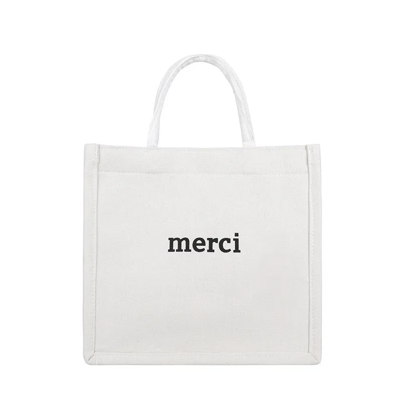 Fashionable Niche Design Handbags Wild Large capacity Portable Tote Bag White - Shop at LoveMi