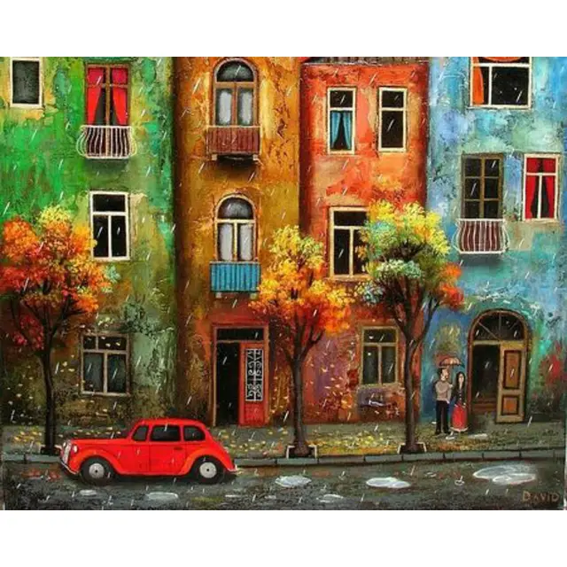 Abstract City Street Wall Art Picture - Shop at LoveMi