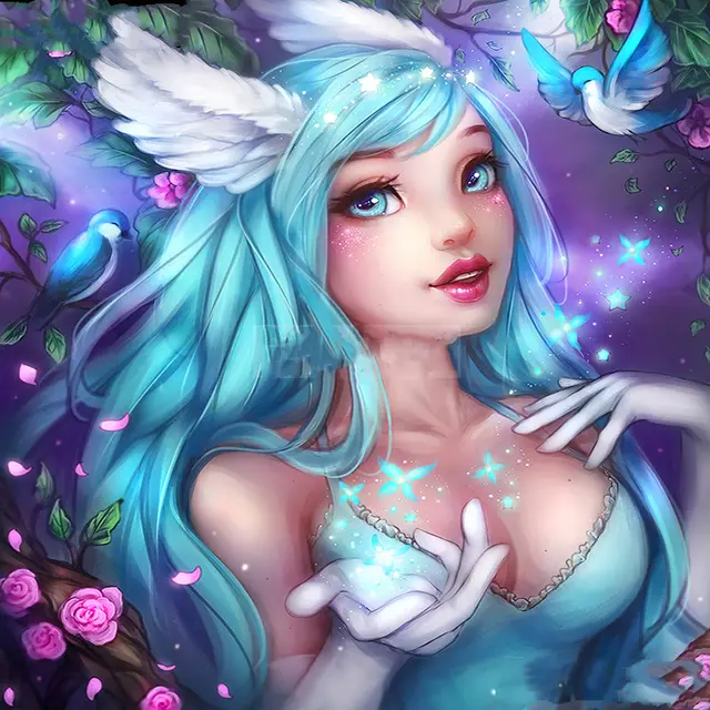 Diamond Embroidery Cartoon Princess Diamond Painting Cross Stitch Round - Shop at LoveMi