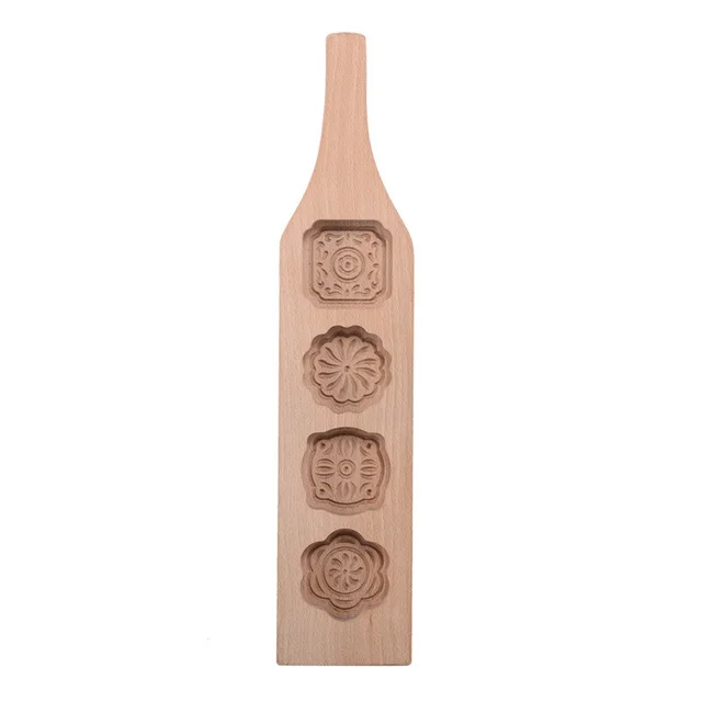 Moon Cake Mold Wooden Pastry Mold Baking Tool For Making Mung Bean Cake Ice Skin Fondant Cake Mold Chocolate Mold Cake Decors - Shop at LoveMi