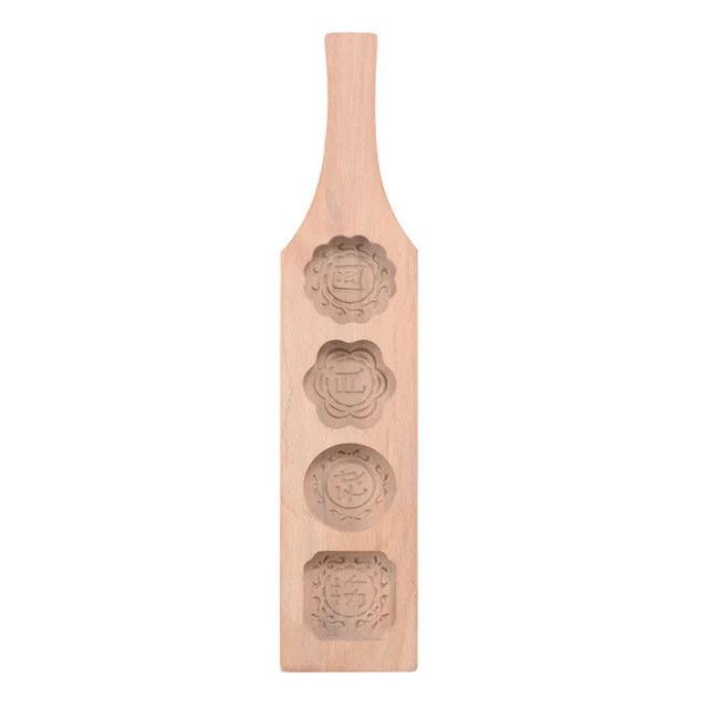 Moon Cake Mold Wooden Pastry Mold Baking Tool For Making Mung Bean Cake Ice Skin Fondant Cake Mold Chocolate Mold Cake Decors - Shop at LoveMi