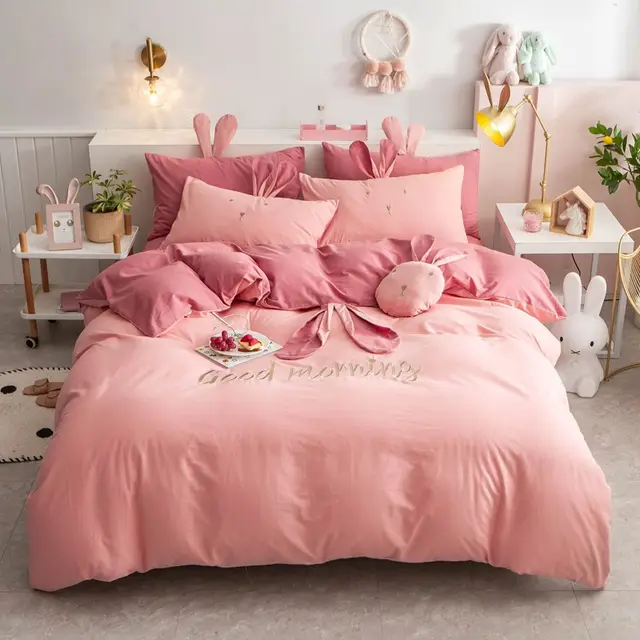Princess Style Spring And Summer Girl Heart Quilt Bedding Warm Bean Paste - Shop at LoveMi