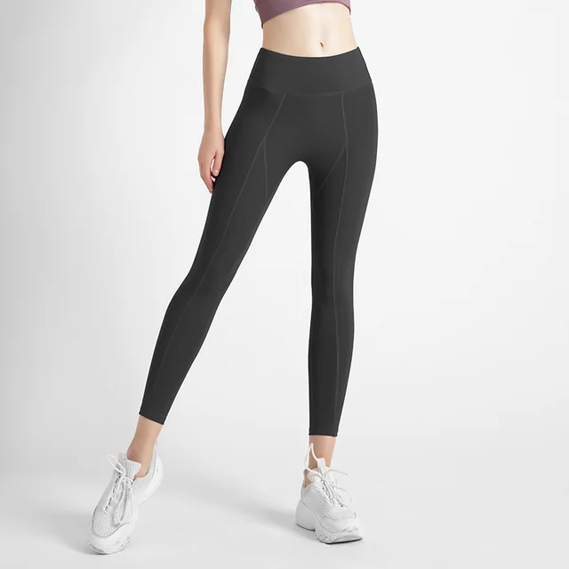 Peach Buttocks Bottoming Yoga Pants Thin Women'S Summer Elastic Breathable Black - Shop at LoveMi