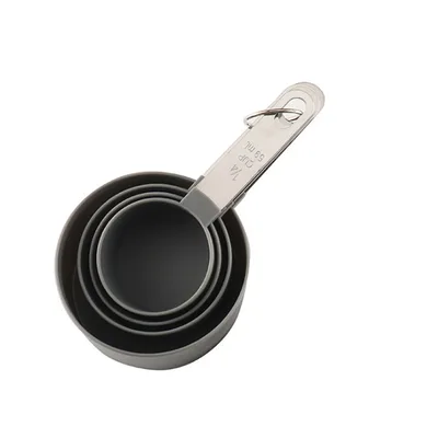 Stainless Steel Measuring Cup And Measuring Spoon Set Gray - Shop at LoveMi