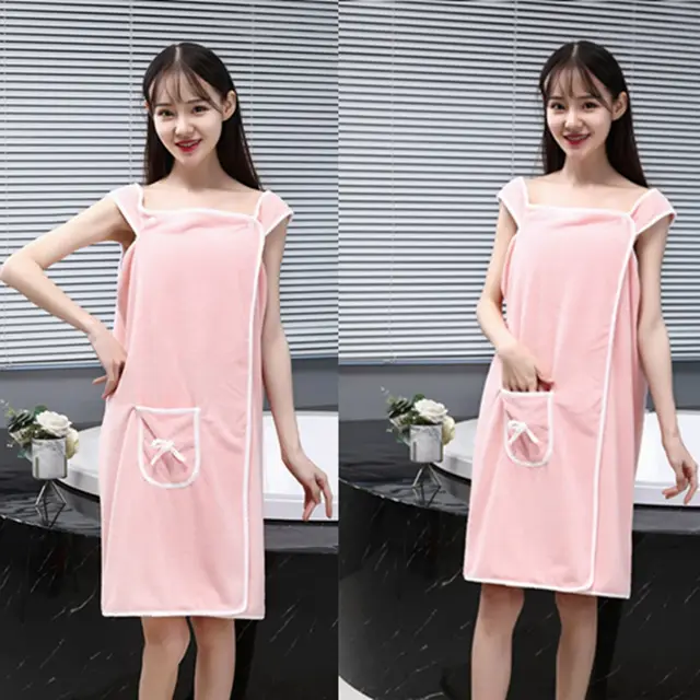 Pure Cotton Absorbent And Quick drying Towels Pink Pocket - Shop at LoveMi