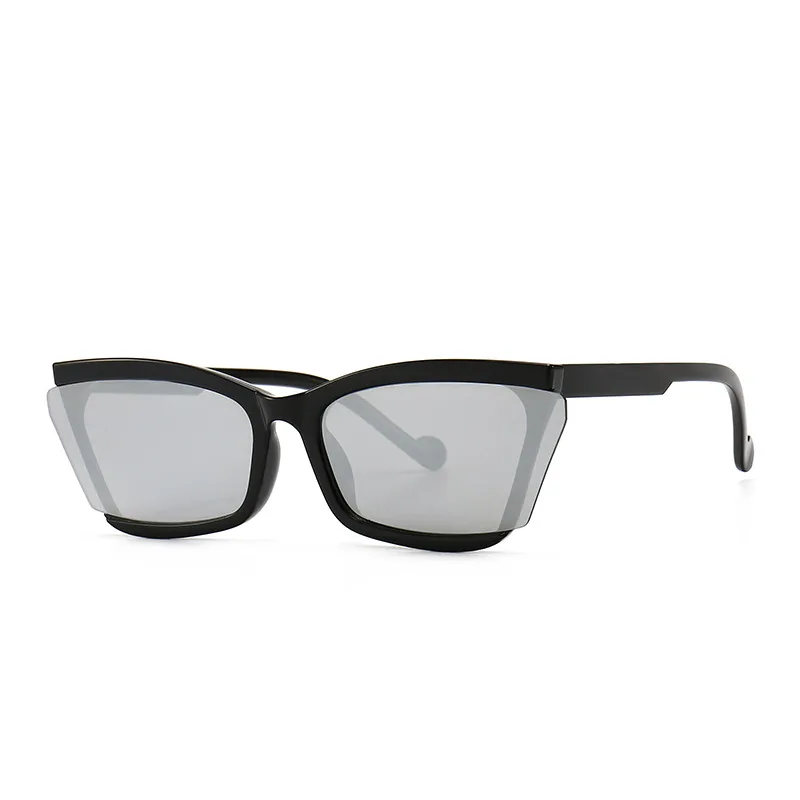 The Trend Of Modern Retro Narrow And Dazzling Sunglasses