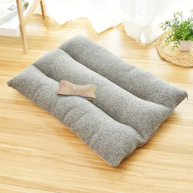 Warm And Thick Large Dog Golden Retriever Pet Bed Grey - Shop at LoveMi