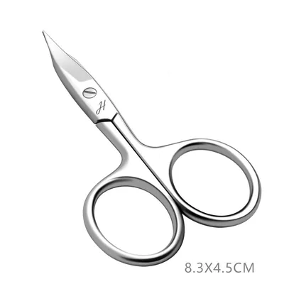 Nail Cuticle Scissors Stainless Steel Scissors Nail Tools Cuticle Cuticle Barbs Silver - Shop at LoveMi