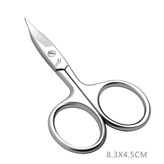 Nail Cuticle Scissors Stainless Steel Scissors Nail Tools Cuticle Cuticle Barbs - Silver