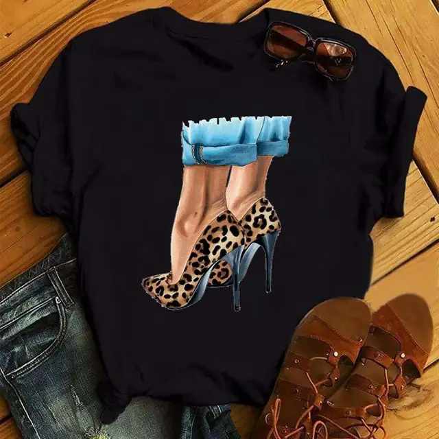 Women's T shirt With Sex Letter Print Black - Shop at LoveMi