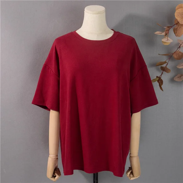 Falling Shoulders Round Neck Slimming Shirt College Style Compassionate I - Shop at LoveMi