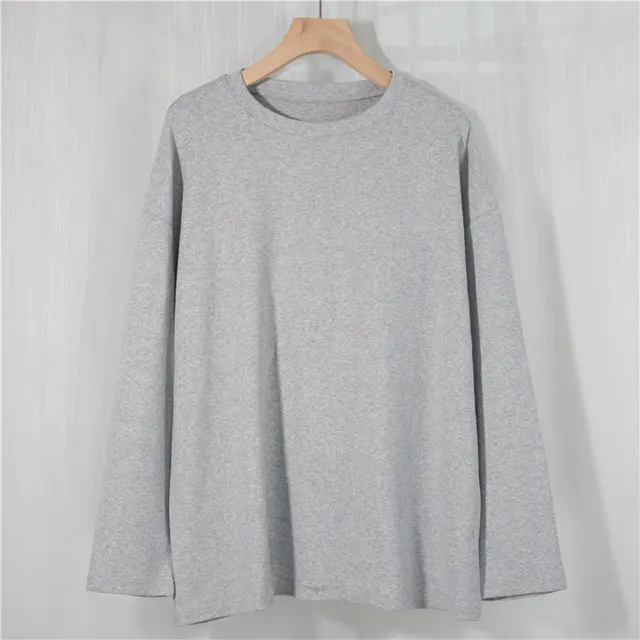 Falling Shoulders Round Neck Slimming Shirt College Style Compassionate L - Shop at LoveMi