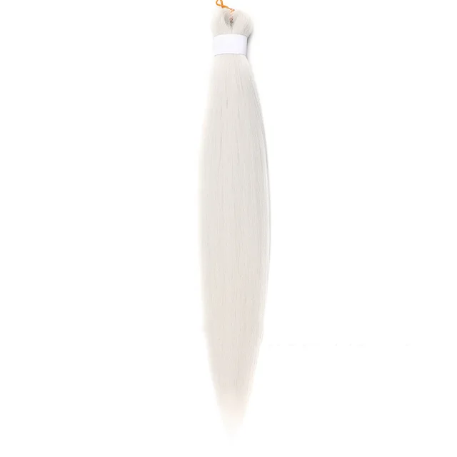 PVC Low Temperature Flame Retardant Fluffy Pull Block Big Braid Styling Wig Grey - Shop at LoveMi