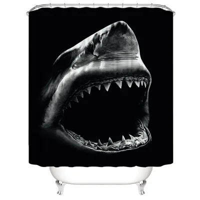 Manufacturers Sell Underwater World Series Waterproof Shower Cloth Digital Printing Bathroom Shower Curtain Four Sets - Shop at LoveMi