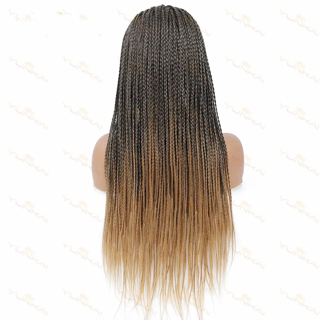 S Turban Wig Cover African Dirty Braid Hair Band Three-strand Braid Head Cover - Brown