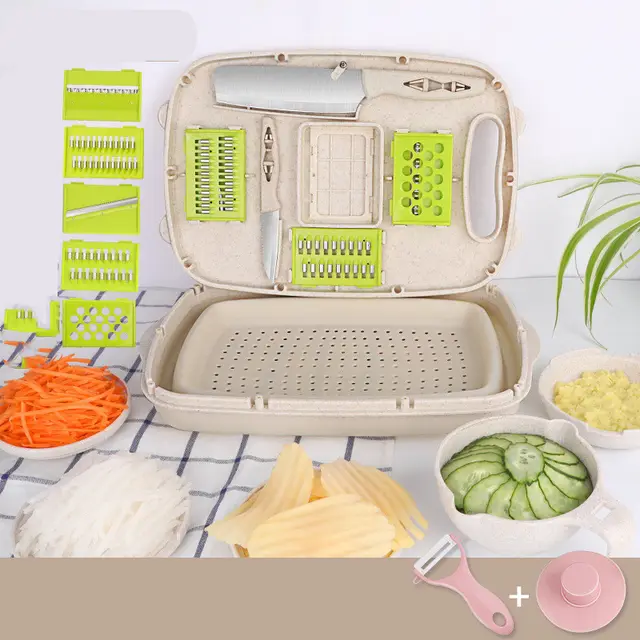 Household Chopper, Chopping Board, Two in one Paring Knife, Chopping Plate Wheat - Shop at LoveMi