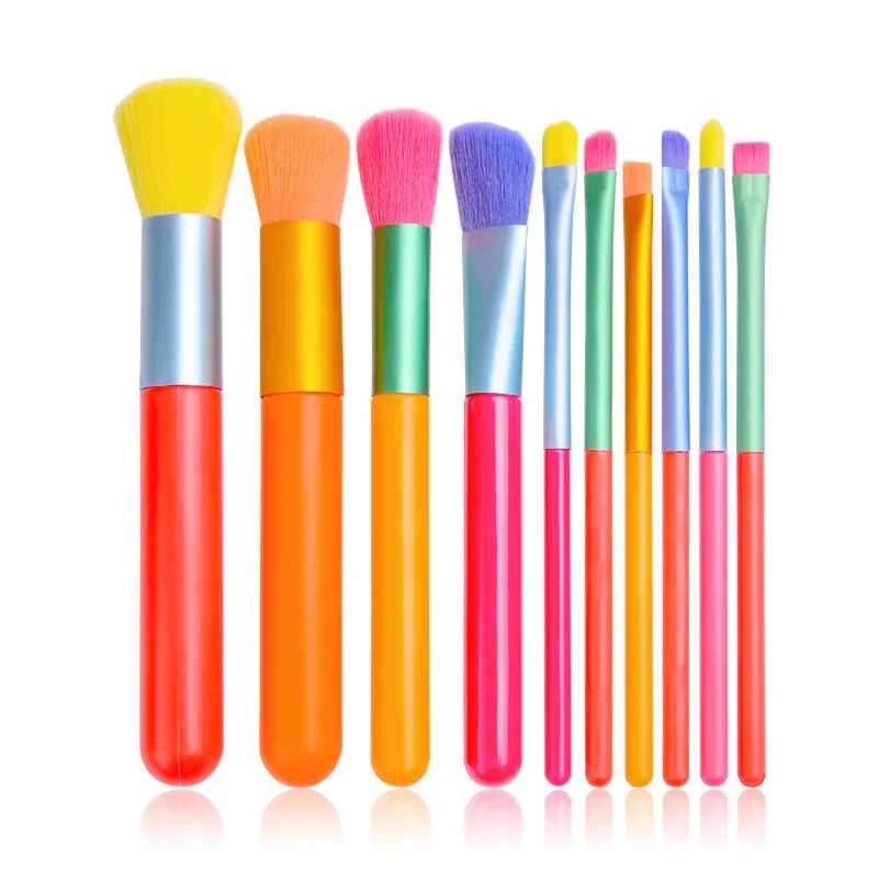 Makeup Brush Full Set Of Portable Makeup Brush Foundation Eyeshadow Makeup Brush Set - 10Sets Of Brushes