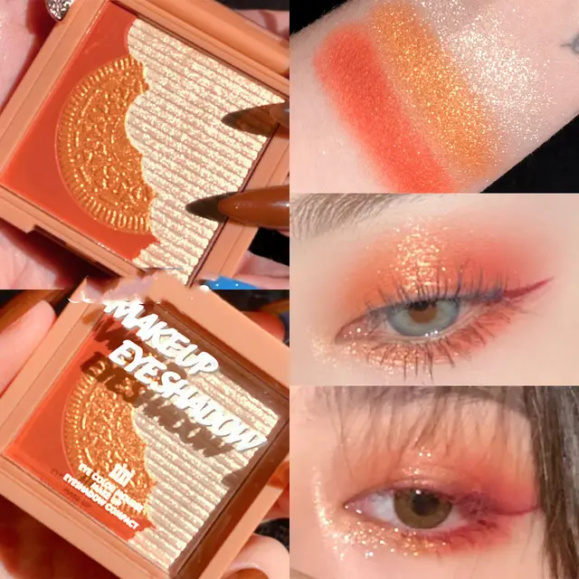 Eyeshadow Palette Three color Sandwich Pearl Glitter Earth Color 3Style - Shop at LoveMi