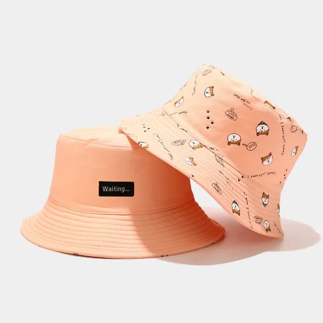 Hat Trendy Japanese Art Sunscreen Basin Hat Pink - Shop at LoveMi
