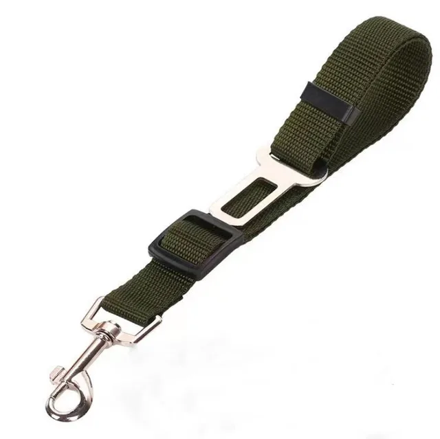 Pet Traction Rope Car Seat Belt Army Green - Shop at LoveMi