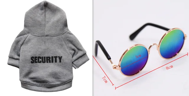 Trendy Vintage Round Pet Glasses Greyset M - Shop at LoveMi